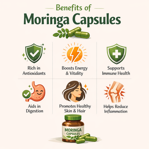 BioSource® Moringa Powder Capsules (60 count)